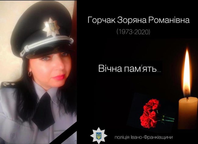 От коронавируса в Ивано-Франковске умерла 46-летняя полицейская