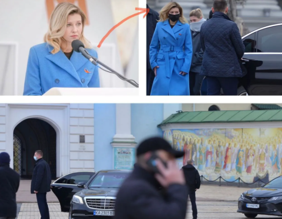 СМИ: Елена Зеленская регулярно нарушает ПДД на элитном Mercedes