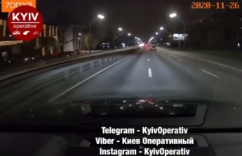 Гонки авто на проспекте в Киеве закончились смертью пассажира