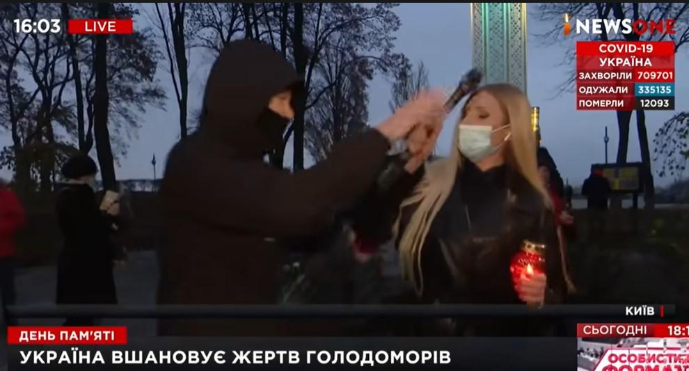Полиция Киева открыла уголовное дело после нападения на журналистку NewsOne