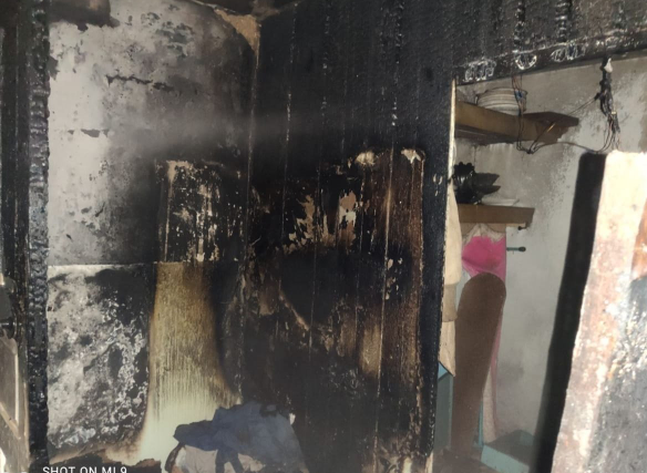 Во время пожара в жилом доме в Кривом Роге пострадали двое детей
