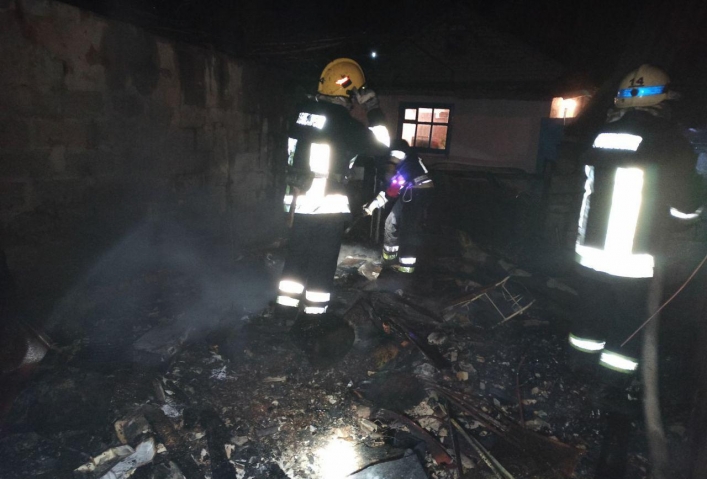В Запорожской области бойцы ГСЧС ликвидировали пожар в частном доме