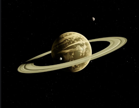 Сближение Сатурна и Юпитера появилось в Сети