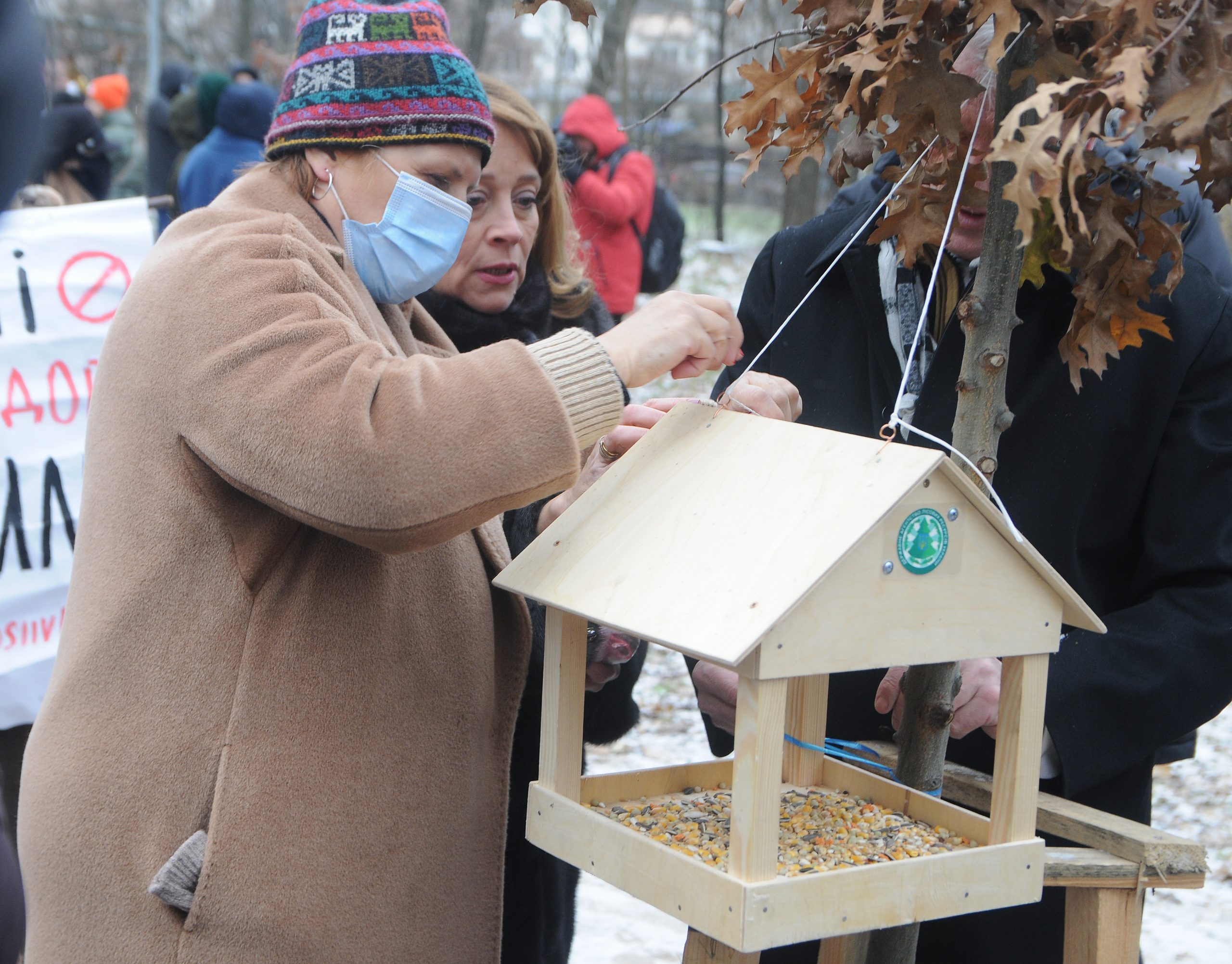 В Киеве стартовала всеукраинская акция «Накорми птиц зимой»
