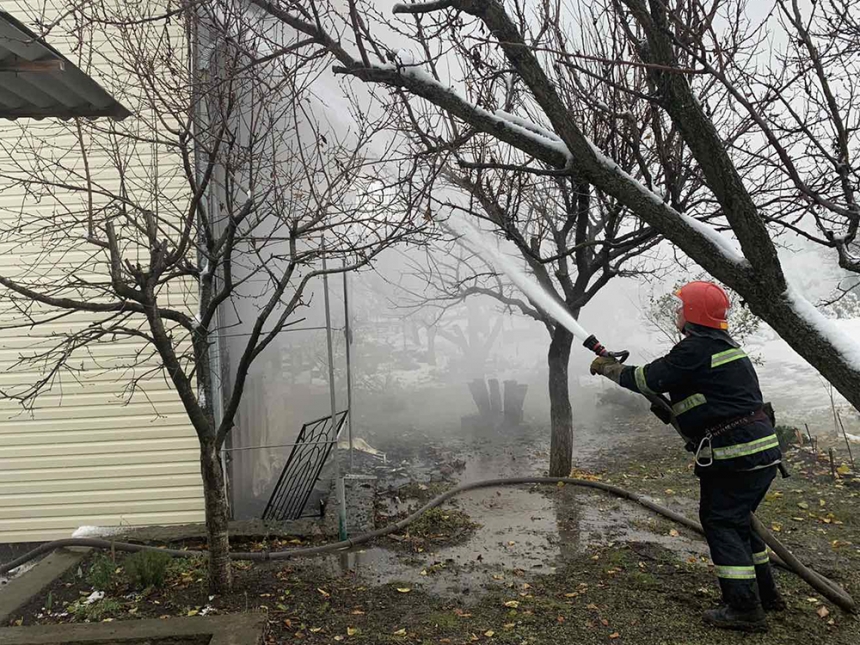 В Николаевской области произошел пожар в жилом доме