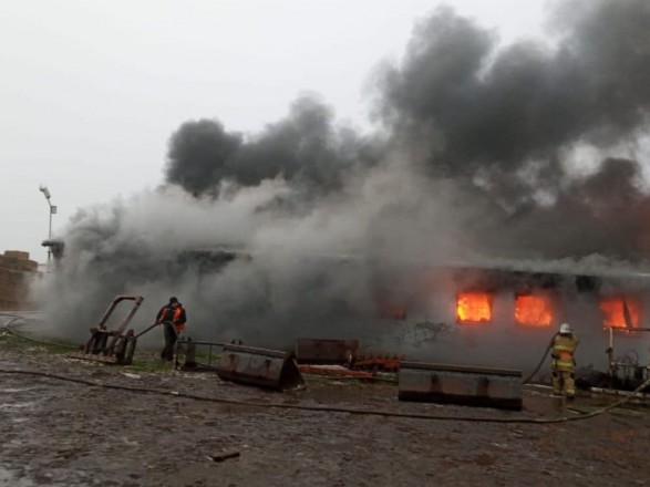 На заводе по производству брикетов в Тернопольской области произошел пожар