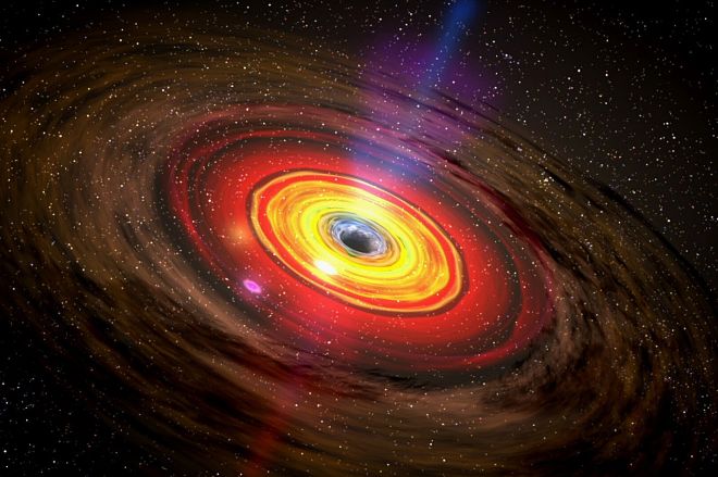 Астрономы обнаружили звезду, уцелевшую после столкновения с черной дырой