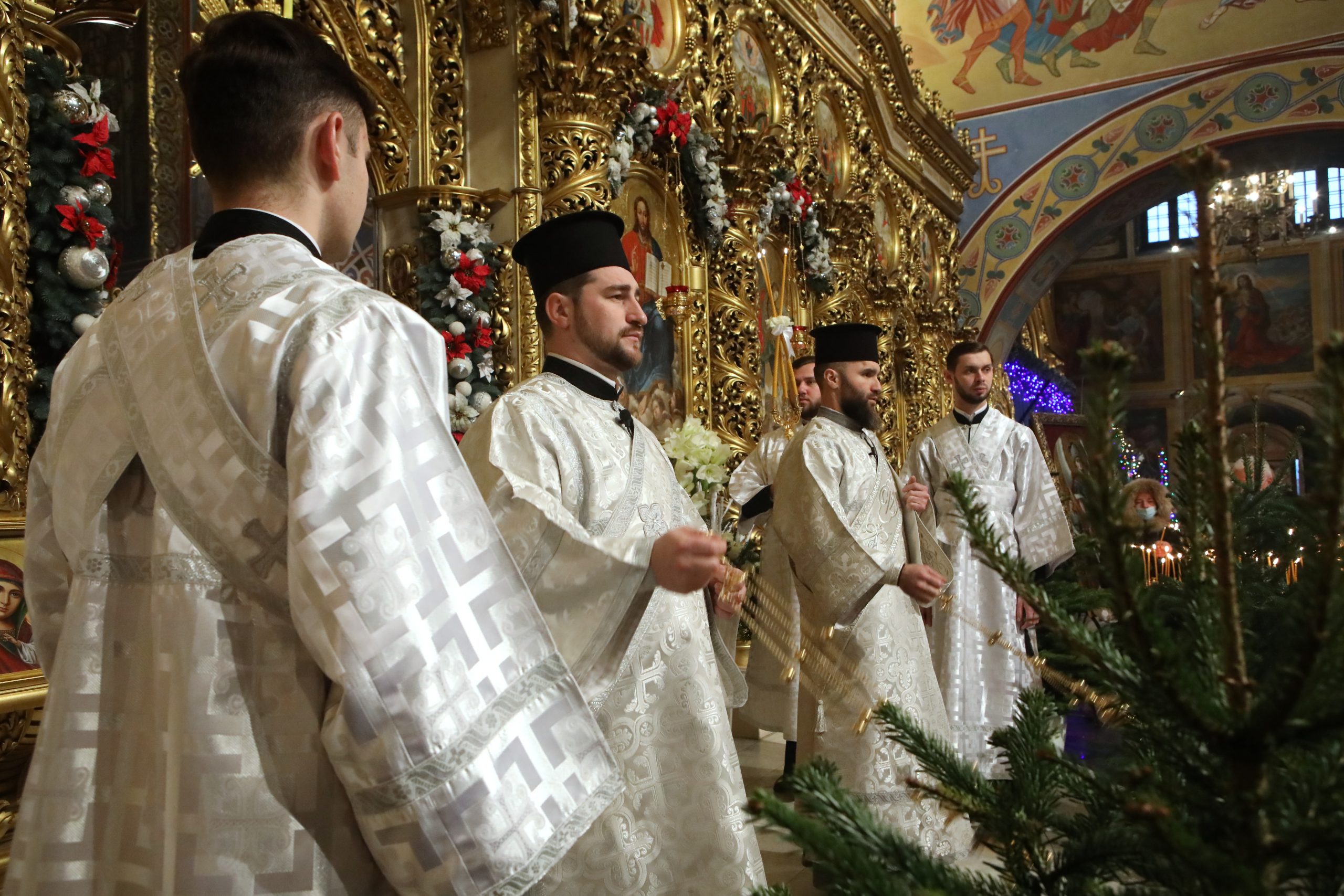 Рождественское богослужение в Михайловском соборе