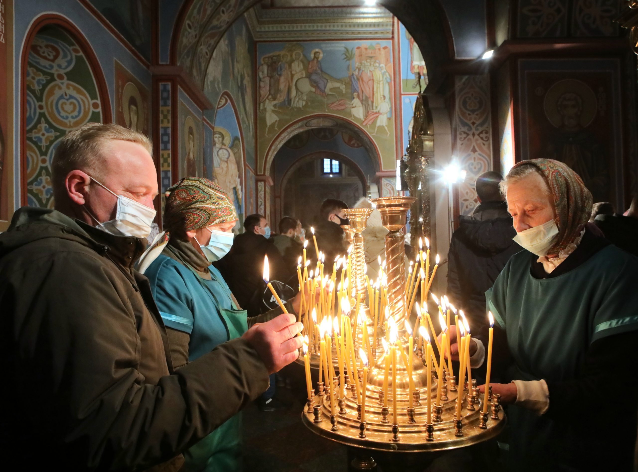 Рождественское богослужение в Михайловском соборе