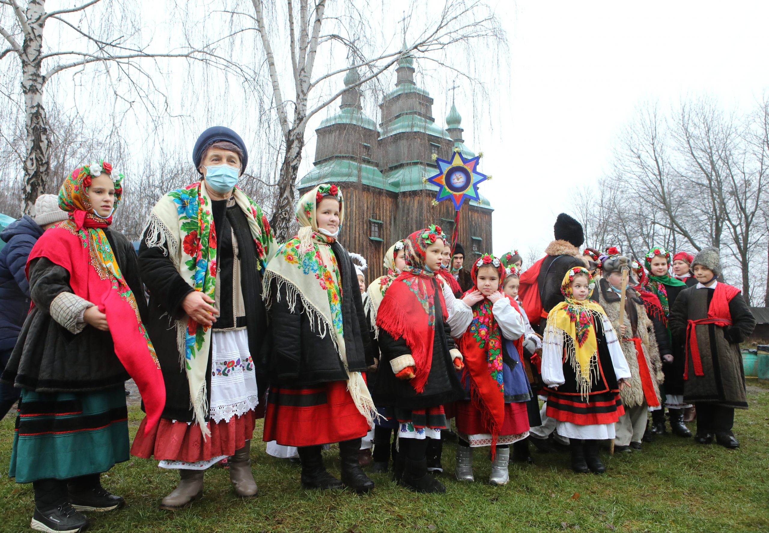 Рождественские гуляния в Пирогово