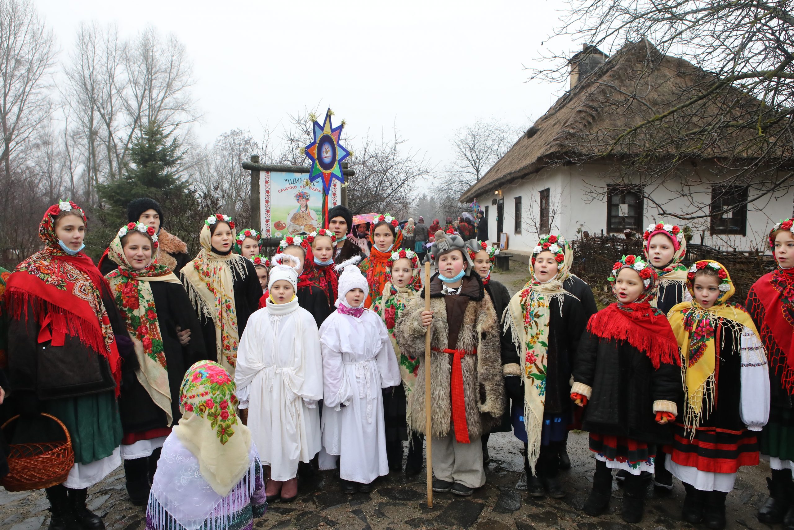 Рождественские гуляния в Пирогово