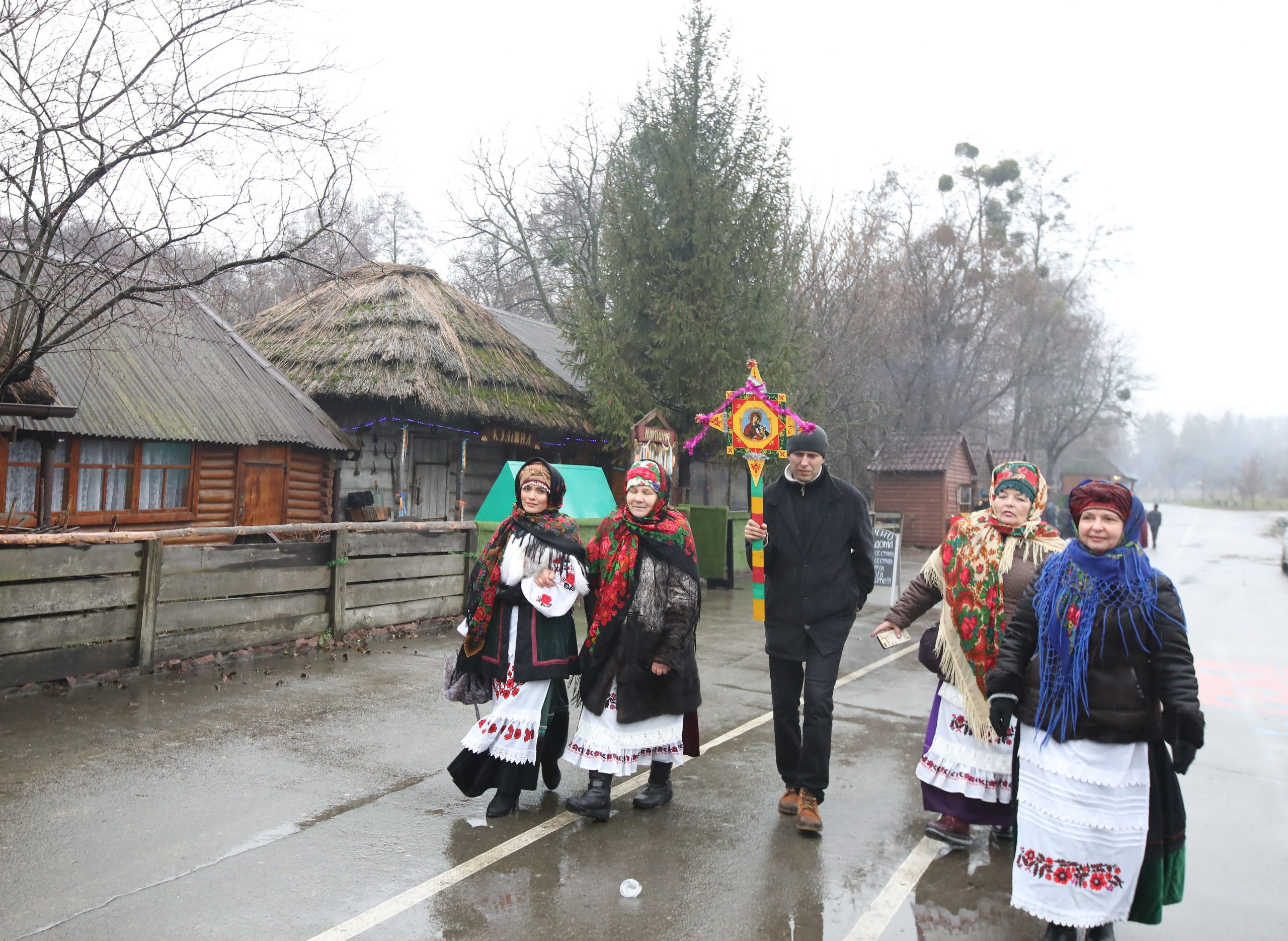 Рождественские гуляния в Пирогово