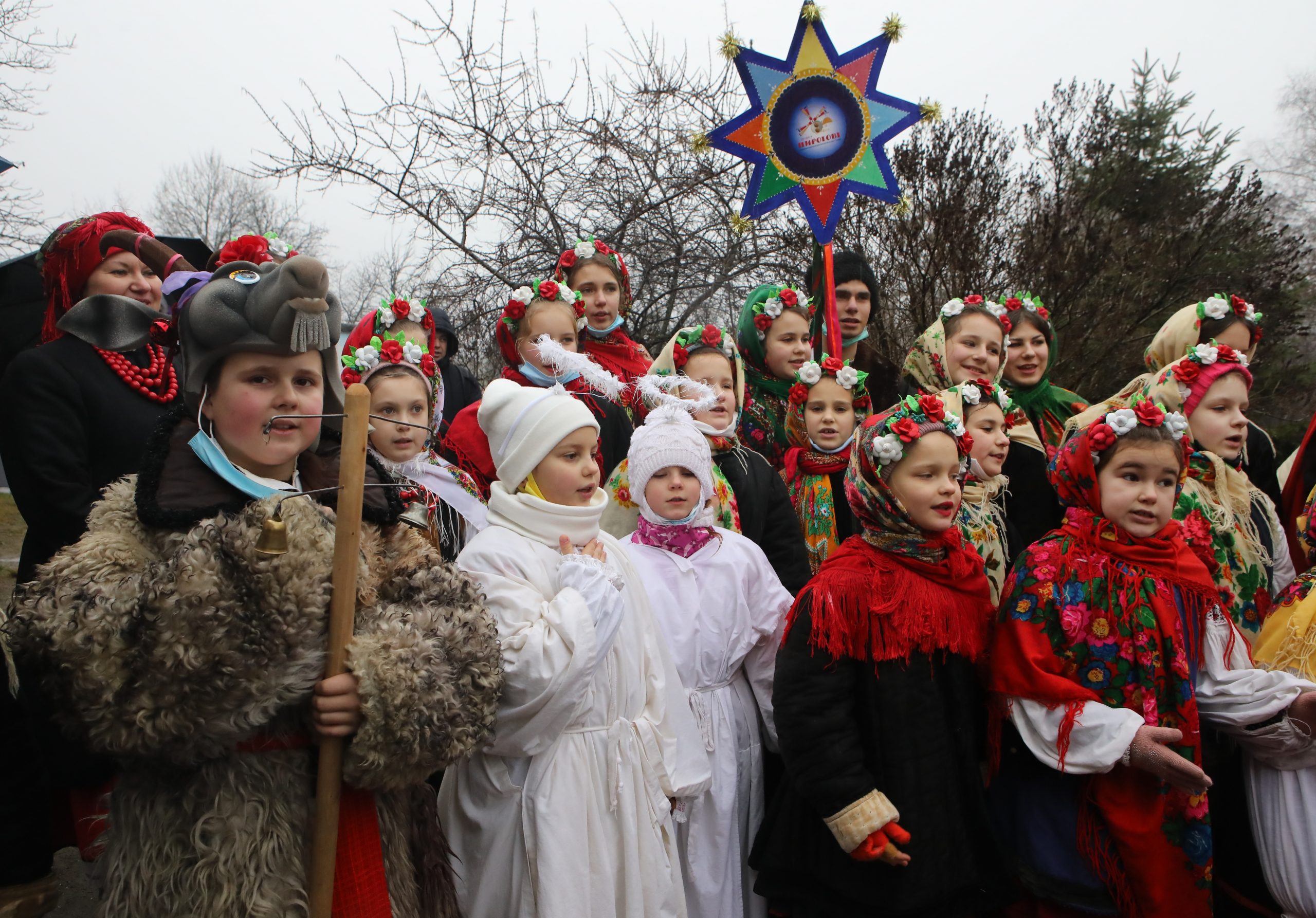 Рождественские гуляния в Пирогово