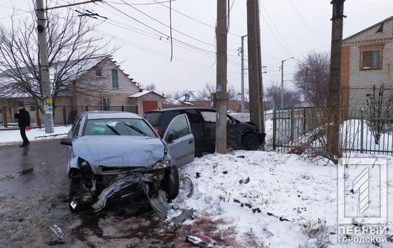 ДТП в Кривом Роге: Opel врезался в Volkswagen