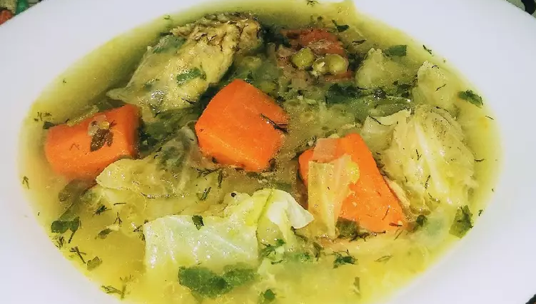Рецепт дня: Зимний суп из потрошков с овощами