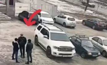 В Харькове прямо на парковке наказали вора