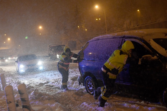 Испания пострадала от мощного снегопада