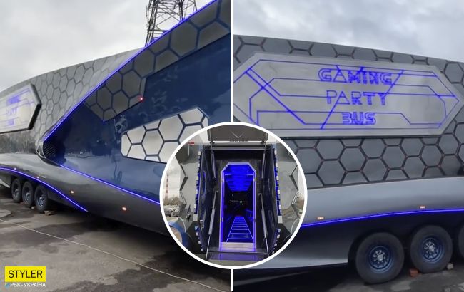 В Харькове создали автобус с «космическим» дизайном