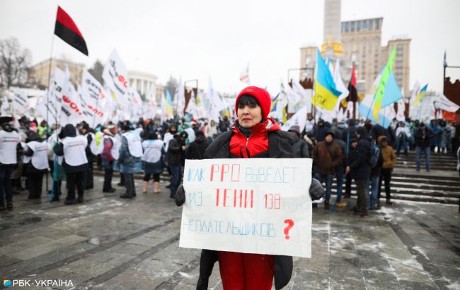Из-за митинга «SaveФОП» в Киеве опаздывают троллейбусы