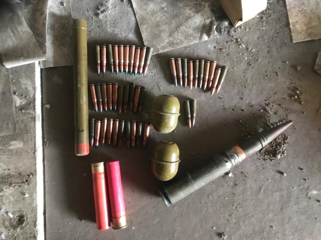 В Донецкой области пограничники обнаружили тайник с боеприпасами