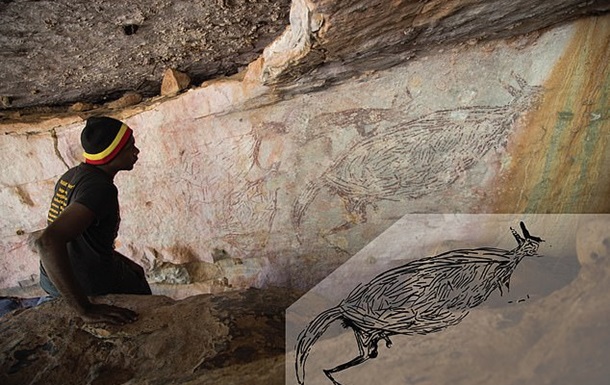 В Австралии обнаружили наскальный рисунок возрастом в 17,5 тысячи лет