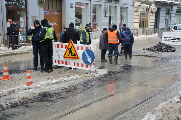 Центральная часть Львова осталась без воды