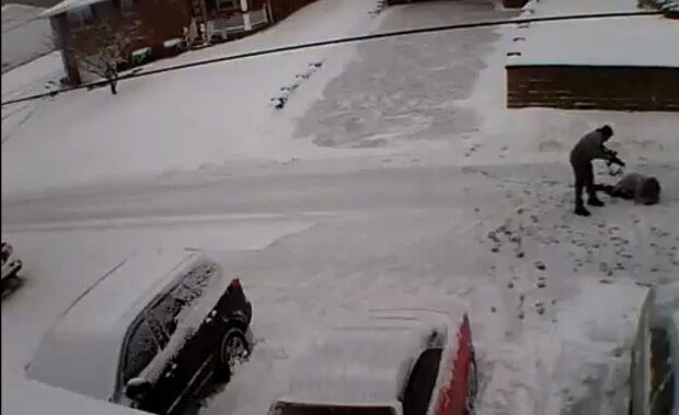 Американец стрелял в соседей из-за снега