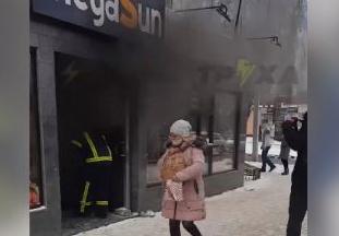 В Харькове горел солярий