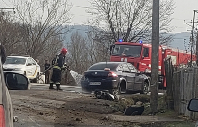 На Закарпатье произошло ДТП: на месте работали спасатели