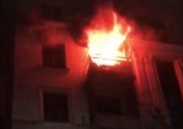 В Харькове из-за пожара в пятиэтажке эвакуировали людей