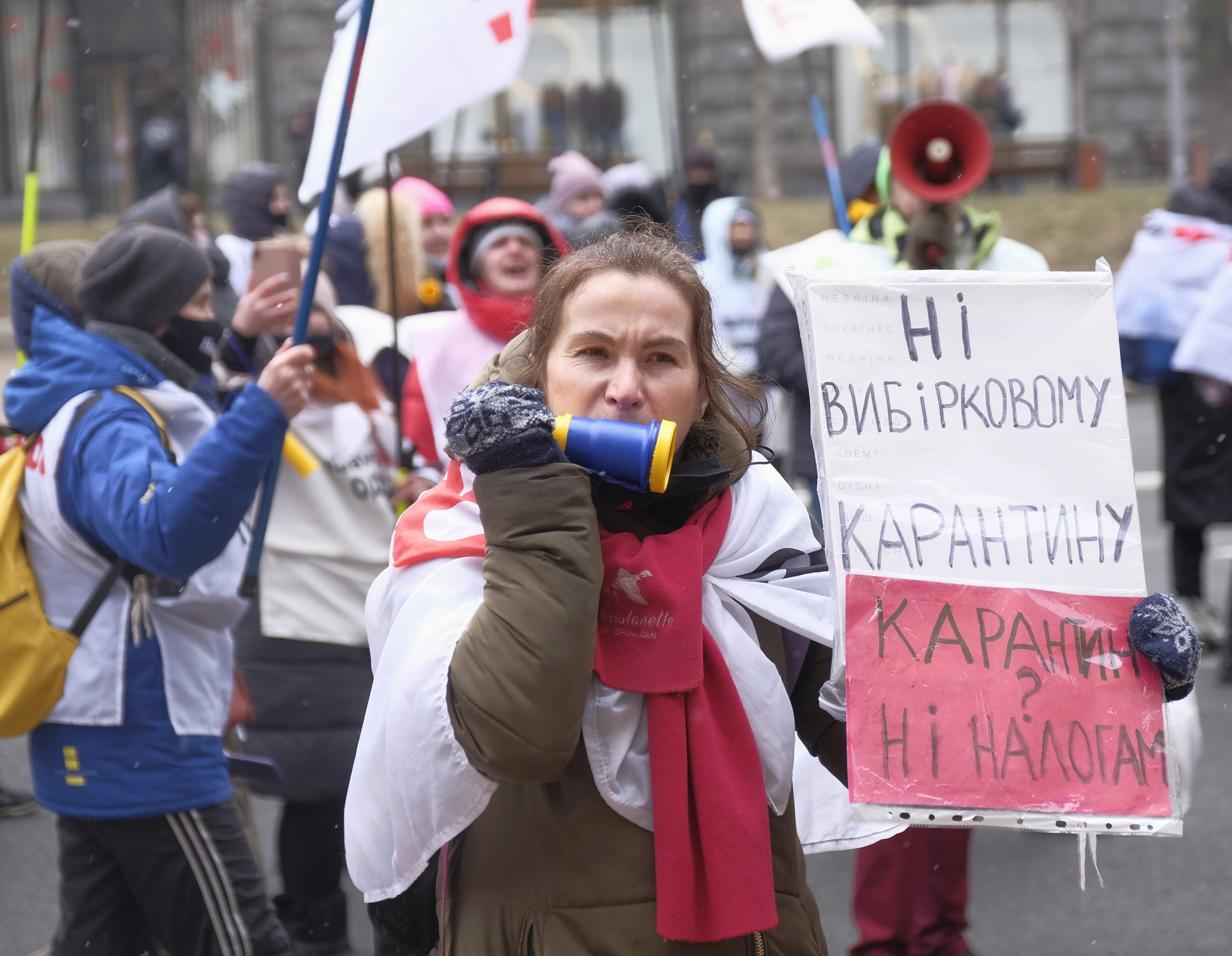 В Киеве снова митингуют ФОПовцы