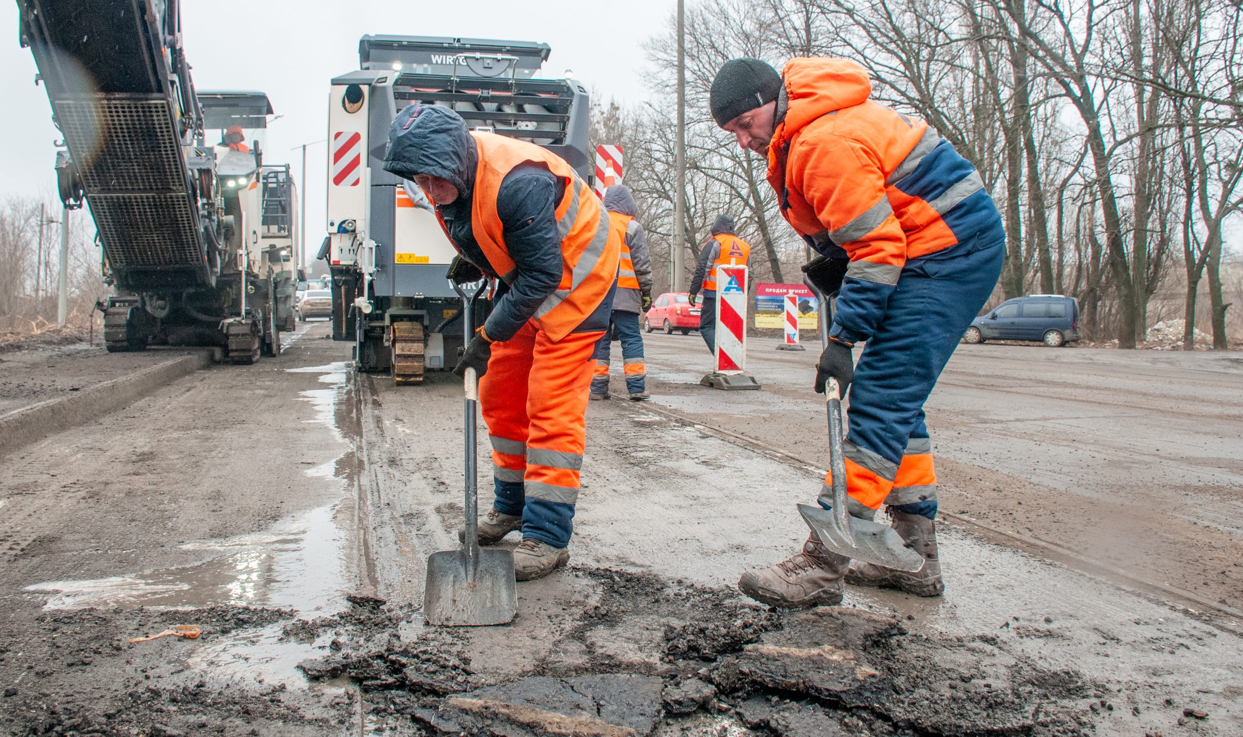 Вокруг Харькова стартовал масштабный ремонт дороги