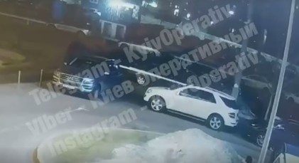 В Киеве горе-угонщик поднял на уши полицию: появилось видео конфликта