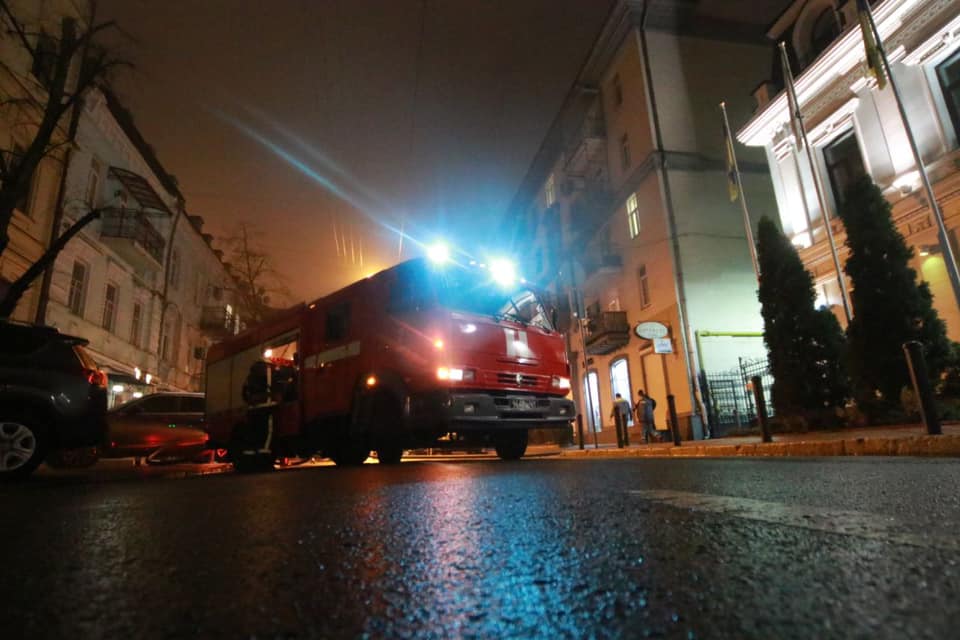 На Подоле в Киеве горел грузинский ресторан