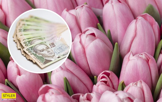Стала известна цена на тюльпаны в Украине накануне 8-го марта