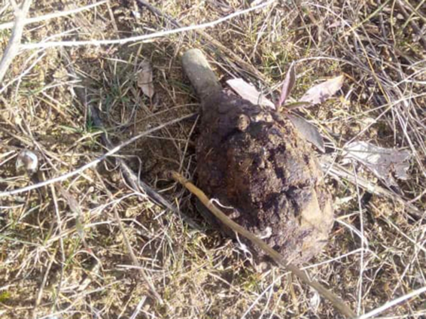 Житель Николаева нашел гранату во время земляных работ
