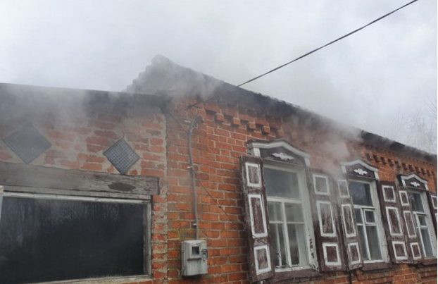 Под Харьковом в пожаре пострадал жилец частного дома