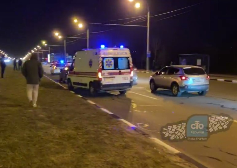 ДТП с полицейским в Харькове: появилось видео трагедии