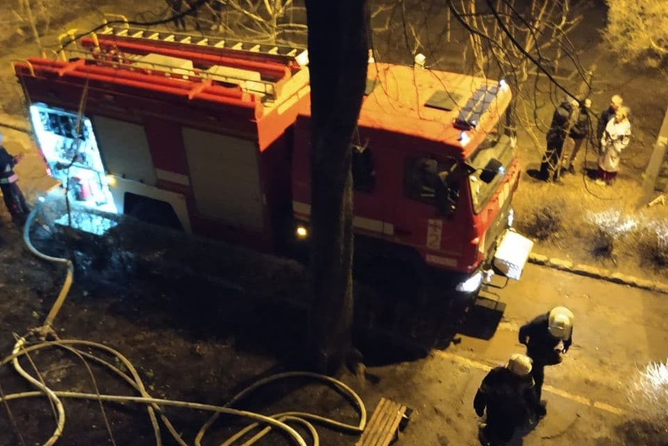 В Харькове произошел пожар в многоэтажке