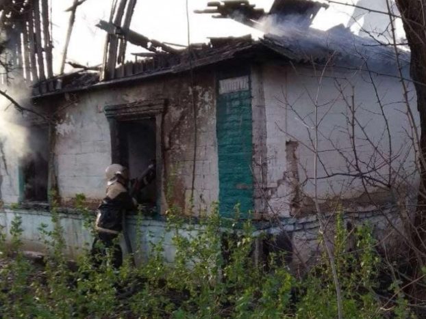 В Запорожской области сгорел частный дом