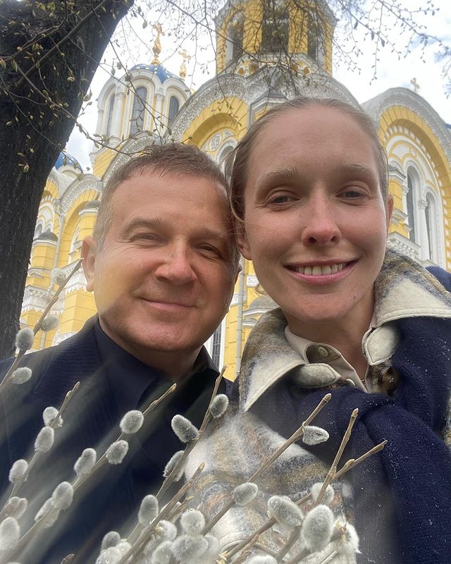 Катя Осадчая и Юрий Горбунов отправились в храм