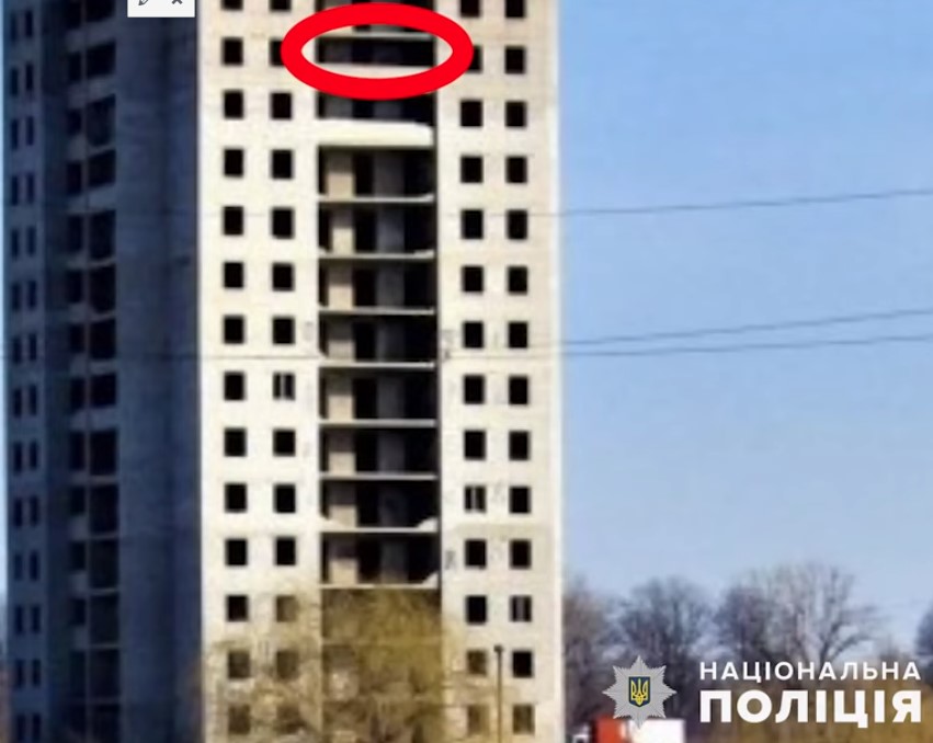 Под Николаевом парень хотел спрыгнуть с 13-го этажа недостроя