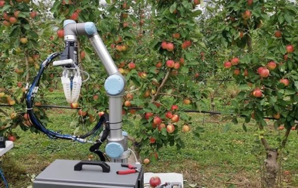 Ученые создали робота для сбора яблок