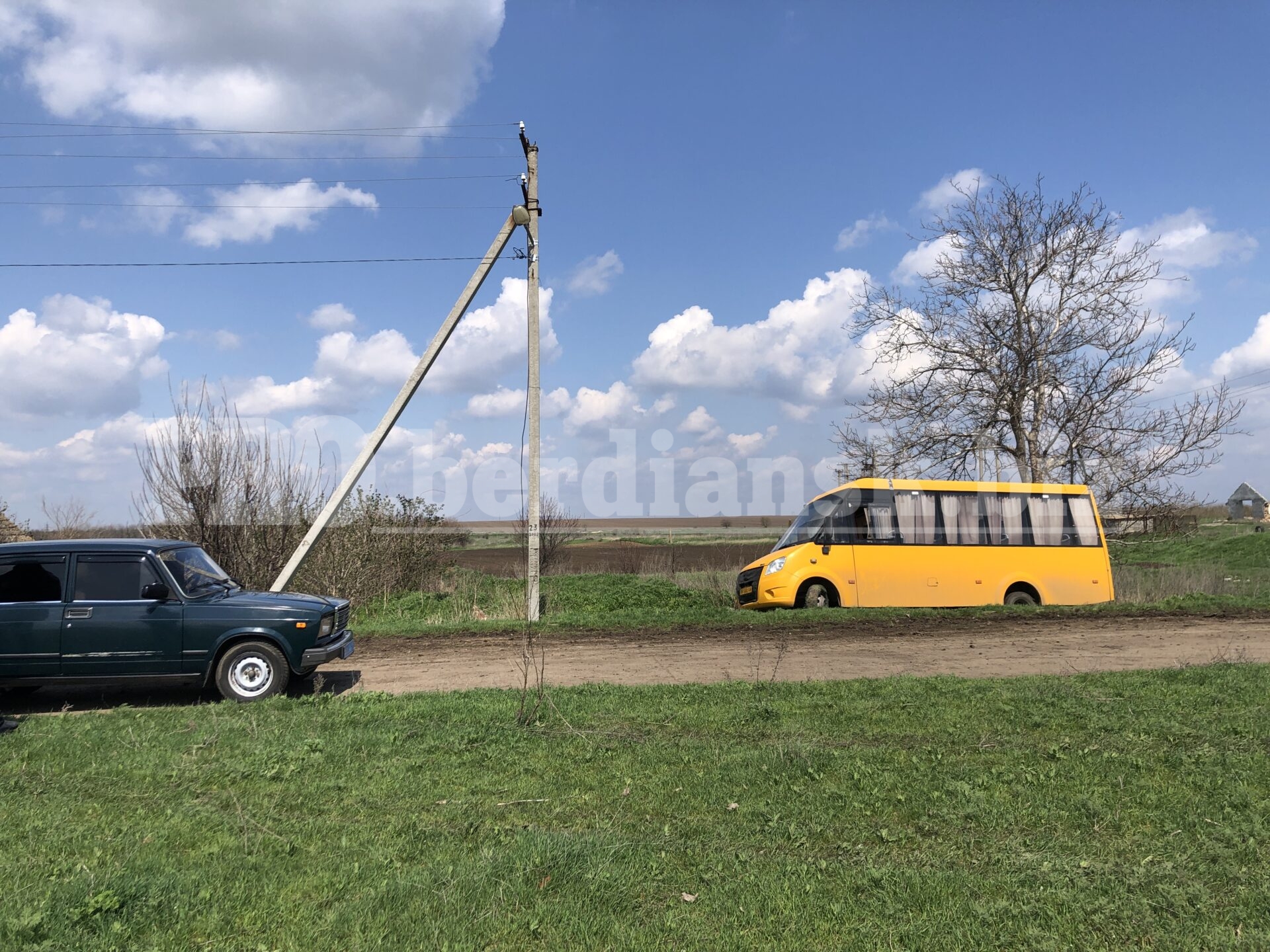 В Бердянске угнали маршрутку