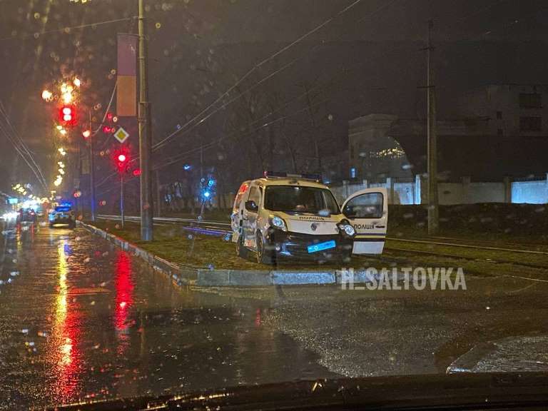 В Харькове в ДТП попало авто полиции