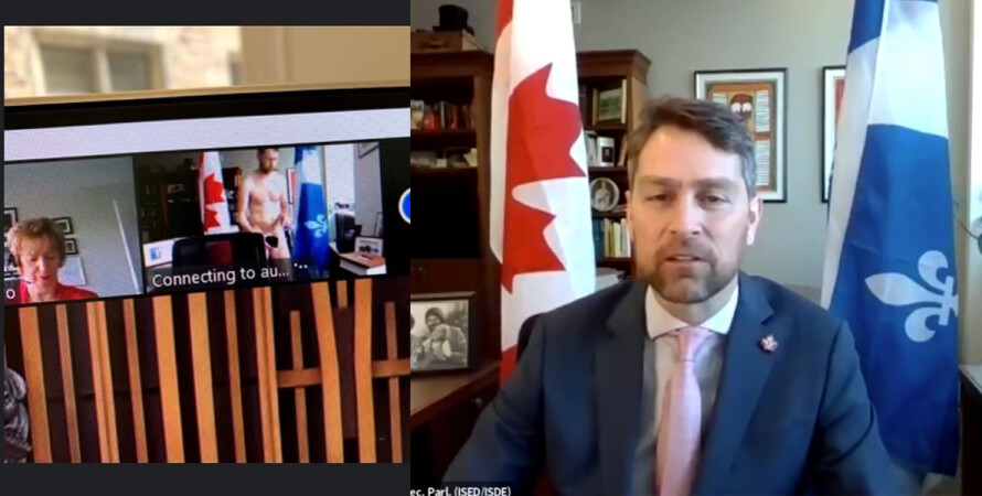 В Канаде политик голышом подключился к видеоконференции