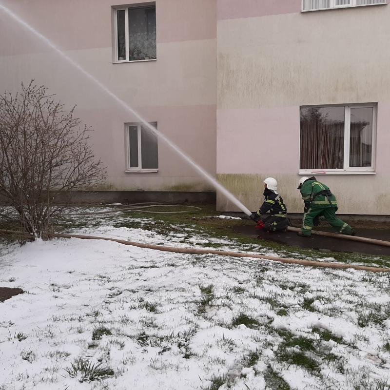 В Прикарпатье горело отделение больницы с COVID-пациентами