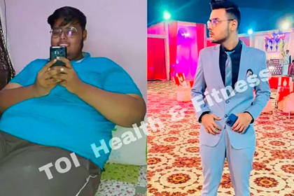 Стал красавцем: индийскому студенту удалось похудеть на 80 кило