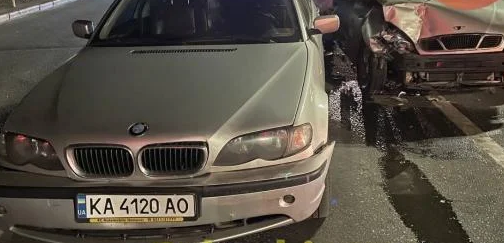 Пенсионер на Lanos «догнал» BMW на Харьковском шоссе в столице