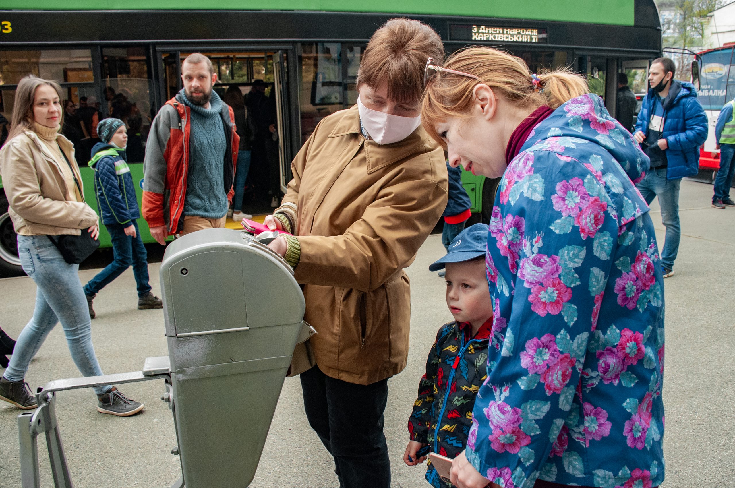 В Харькове состоялся парад тролейбусов